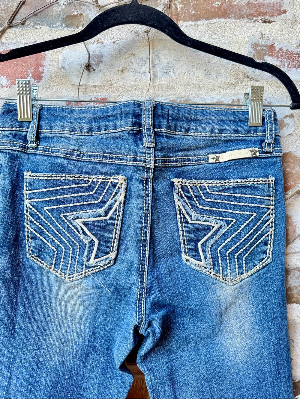Vanilla Star Y2K Star Pocket Skinny Jeans Girls 14 / Women’s XXS